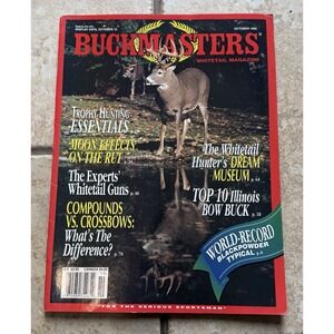 Buckmasters whitetail deer magazine Oct 1996 buck hunting Bulk Powder World Rec
